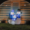 4ft Inflatable Christmas Snowmen Family Xmas LED Outdoor Indoor Holiday Decorations Yard