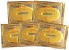 24K Gold Bio Collagen Crystal Face Mask + Eye Mask + Lip Mask, Anti ageing Skin Care (5pairs/set)