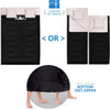 Double Sleeping Bag with 2 Pillows Extra Large 3-4 Season Lightweight,Waterproof Indoor & Outdoor Use for Adults for Hiking, Backpacking and Camping