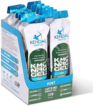 KMC NRG GEL+: Mint Flavoured Caffeine Energy Gel (12 x 70g) by