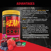 GEAAR | 9.4g of EAA Powder + Arginine, 7g BCAAs, 4g Leucine, Electrolytes, Coconut Water, No Artificial Colours or Flavours | 30 Servings | Blue Raspberry | 378g