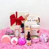 Pamper Hampers for women,Pamper Gifts for Birthday, Self Care Gifts Basket,Bath Gifts Set for Her, Spa Gift set with Bath bomb,Hand Cream,Soap,Scented Candle, Body Scrub Present Sets