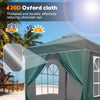 Pop Up Gazebo, Pop Up Tent with Weights, Fully Waterproof, All Weather Gazebo ideal for Outdoor Party Camping (2x2m,Green)