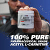 EHPlabs Acetyl L Carnitine - Supports Natural Energy Production, Aids Metabolism, Assists in Healthy Brain Function, Supports Heart Health, Non GMO, Vegan, Gluten Free - 100 Serves