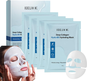 Deep Collagen Face Mask - Collagen Mask Overnight - Collagen Face Mask Skincare - Korean Face Mask Beauty - Deep Collagen Anti Wrinkle Mask