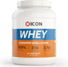 Whey Protein Powder Grass Fed Pure Low Carb Protein Shake - Hormone Free Non-GMO | 30 Servings (960g) - Cinnamon Vanilla Swirl