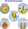 Art & Craft Activity Kit - Snip, Snip, Develop Scissor Skills, Stocking Stuffers, Craft Kits, Gifts for Ages 3, 4, 5, 6, 7