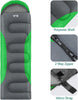 Trail Envelope Sleeping Bag With Snug Hood, Single Adult, 3 Season, Water-Resistant, Lightweight With Compact Bag, Outdoor, Camping, 250g Insulated Filling