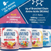 Amino Fuel - Amino Acids Supplement, EAA Essential Amino Acids Powder, Muscle Fuel & Recovery (390g - 30 Servings) (Fruit Burst) (New)