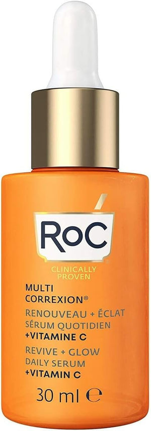 Multi Correxion Revive + Glow Daily Serum, Vitamin C Blend for Brighter, Firmer Skin, Anti Wrinkle and Anti Aging, Firming Moisturiser - 30 ml