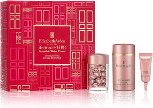 Elizabeth Arden RETINOL RENEWAL Retinol + HPR Ceramide Water Cream 3-Piece Gift Set, anti-aging skincare for smoothing fine lines & wrinkles, luxury gifting for women