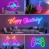 15m Led Neon Rope Lights,Flexible Led Rope Lights,Control with App/Remote,Multiple Modes,IP65 Outdoor RGB Neon Lights Waterproof,Music Sync Gaming Led Neon Strip Lights for Bedroom Indoor