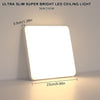 LED Ceiling Lights, 36 W 4000 LM Super Bright Square LED Ceiling Light, Warm White 3000 K, 3.5 CM Ultra Slim Ceiling Lamp for Bedroom, Living Room, Kitchen, Hallway