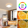 LED Ceiling Lights, 36 W 4000 LM Super Bright Square LED Ceiling Light, Warm White 3000 K, 3.5 CM Ultra Slim Ceiling Lamp for Bedroom, Living Room, Kitchen, Hallway