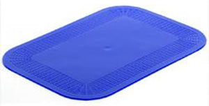 Dycem Blue Non-Slip Rectangular Mat - 350 x 250 mm (14 x 10 in)