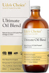 Ultimate Oil Blend - Premium Natural Source of Vegan Omega 3, 6 & 9 – Cold Pressed – Plant-Based – Unprocessed – Supports Optimum Health – 500ml