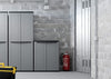 "Outdoor/Indoor Resin Cabinet - Two Doors, Internal Shelf, Durable Plastic Material - 68X37.5X85 Cm"
