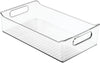 Cosmetic Organiser Tray – Plastic Storage Box for Health and Beauty Products – Ideal Storage Tray for the Bathroom – Clear