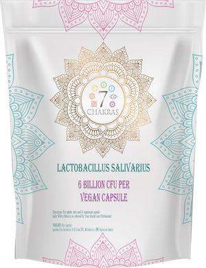 7C lactobacillus Salivarius | 30 High Strength L Salivarius Capsules - 6B CFU L Salivarius Probiotic per Serving | Lactobacillus Salivarius Probiotic | Non-GMO, Gluten & Allergen Free | Made in the UK