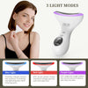 Face Massager EMS Facial Massager with LED Display 3 Light Modes Face Massager Electric 43℃ Face Lifting Device High Frequency Vibration for Wrinkle Anti-Aging Neck Skin Tightening Lifting