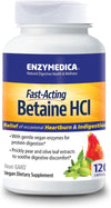 - Betaine HCI (120 Capsules) | Digestive Support Enzyme Supplement | Acid Active Protease Digestive Enzyme Blend for Acid Reflux and Indigestion, Nutrient Supplements, Gut Health Supplement