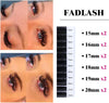 Easy Fan Lashes CC Curl 0.07 15-20mm Mixed Length Russian Lashes Natural Look Self Fanning Eye Lashes Automatic Blooming Russian Eyelashes Extensions(0.07-CC-1520)