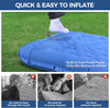 Camping Mat, 14CM Ultralight Inflatable Sleeping Pad with Built-in Foot Pump, Double Joinable, Compact, Waterproof for Backpacking, Hiking, Tent Trap Traveling