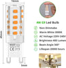 G9 LED Bulbs Warm White 4W, 3000K, Equivalent 40W G9 Halogen Light Bulbs, No Flickering, Non-Dimmable, 6 Pack