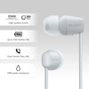 WI-C100 Wireless In-ear Headphones - Up to 25 hours of battery life - Water resistant- Built-in mic for phone calls - Voice Assistant compatible - Reliable Bluetooth connection - White