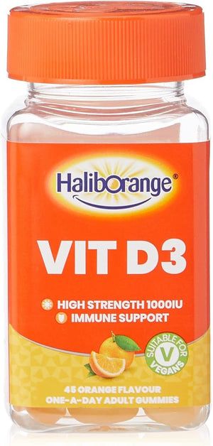 Adult Vitamin D3-45 Orange Gummies