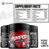 Pumped 'Strawberry Slush' Pump Pre Workout by  - Non Stim Pre Workout Powder Stimulant & Caffeine Free Pre Workout