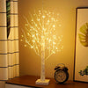 Birch Twig Tree with Light | Warm LED 144 Led Pre lit Christmas Tree | Battery Operated or USB Plug-In Birch Tree With Lights for Home | Wedding, and Holiday Decorations