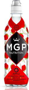 MGP Sugar Free 12 x 500ml Multipack Rapid Rehydration Sports Recovery Electrolyte Drink, Low Carbs, Fat Free, Gluten Free, Vegan Friendly Hydration, Vitamin C, B3, B5, B1, B6, B12, D3, Apple