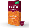 Costa Smooth Medium Roast Aluminium Coffee Pods (Pack of 10, Total 100 Coffee Capsules)