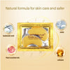 10 Pair Crystal Collagen 24k Gold Under Eye Gel Pad Face Mask Anti Aging Wrinkle Gel Under Eye Patches, Vegan Cruelty-Free Self Care