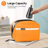 Travelling Toiletry Bag Portable Hanging Water-Resistant Wash Bag for Travelling, Business Trip, Camping (Orange/B)