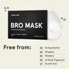 BRO MASK Under Eye Gel Pads: Cooling Eye Patches for Dark Circles and Puffiness | Anti Aging Hydrogel Eye Patch Set w/Bakuchiol, Green Tea, Hyaluronic Acid, Caffeine, Niacinamide/Vitamin B3-6 Pairs