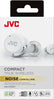 HA-Z330T-W - Compact True Wireless Earphones, Active Noise Cancelling, Lightweight, Stylish Design, BT 5.2, Waterproof (IPX4), 21 Hours Playtime, Low Latency Mode for Games, (White)