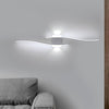 LED Wall Light Indoor Modern, 27W White LED Wall Lampe 6500K Cool White, Long LED Sconce Wall Light, Wall Lighting Fixtures for Bedroom Living Room Kitchen Office Hotel Dining Room