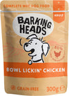 Wet Dog Food - Bowl Lickin' Chicken - No Artificial Flavours - Grain-Free Recipe (10 x 300 g)