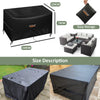 "Ultimate Protection: Waterproof  Cube Garden Furniture Cover - 150X150Cm, Oxford Fabric Outdoor Patio Table Cover with Air Vent for Garden Square Chair, Table, and Rattan Sofa - Ideal for Outdoor Use"