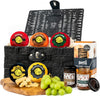 Cheese Hamper Gift Set Ideal Cheese Gift Set | 5 Artisan Cheeses + 2 Chutneys & Crackers