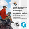 Genius Mind® Nootropic Brain Supplement, Support Cognitive Function, Energy Levels, Focus & Memory Function - 17 Brain Boosting Ingredients Including Lions Mane, Bacopa, Ginkgo & Vitamin B12