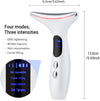 Face Massager，2024 New Upgrade Skin Tightening Anti-Wrinkle Beauty Toning Device，with 45±5°C Heat and 4 Massage Modes for SkinTightening & Neck Lifting EMS Massage Face Toning Firming for Women (White