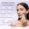 Anti-Wrinkle Face Massager, Face and Body Instrument for Radiofrequency Skin Tightening, Ionophoresis of the Face Beauty Firming and EMS Facelift, Anti-Aging Face Massage and Care