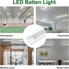 2 Packs LED Batten Lights，PC Body， 4FT 36W 4000k 3600lm,Low Profile Wall or Ceiling Surface Mounted Fitting for Home/Workshop/Office/School Restaurant (4FT)