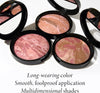 Baked Blush-n-Bronze Marbleized 2-in-1 Sculpting Bronzer Blush - Berry Bronze - Contour Face with a Radiant Flush