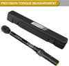 Torque Wrench 1/4, 3-25 Nm Bike Torque Wrench, 0.1 Nm Micro Adjustment with Lock, ±3% Error Accuracy Torque Wrench Dual Direction with 72 Teeth