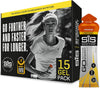 GO Isotonic Energy Gels, Running Gels with 22g Carbohydrates, Low Sugar, Orange Flavour, 60ml Per Serving (15 Pack)