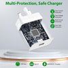 for OnePlus SUPERVOOC 100W Power Adapter for OnePlus 12/12R/11/Nord 4/3, USB Plug Charger Type-A Wall Charger Fast Charger w/ 1m USB C Cable for OnePlus Nord CE 4 3 Lite 10 9 8 7 for Oppo A78